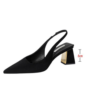 Salto Alto Slingback Doce Violeta Feminino DV23052