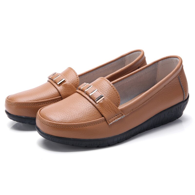 Mocassim Casual Doce Violeta Feminino Confortável em Couro DV32025